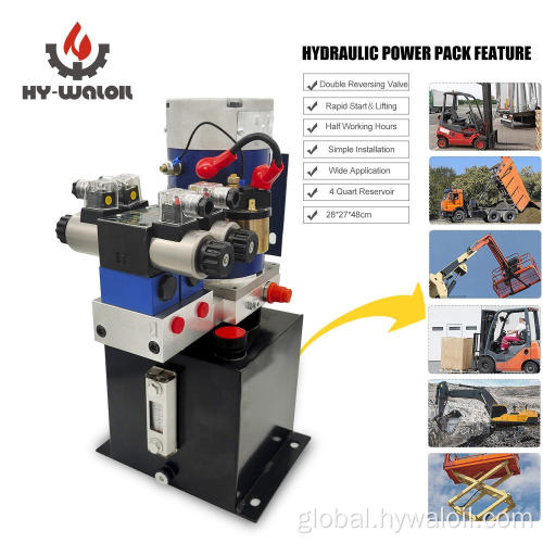 Electric Hydraulic Power Unit Lifting Horizontal Hydraulic Power Pack with Temp Gauge Supplier